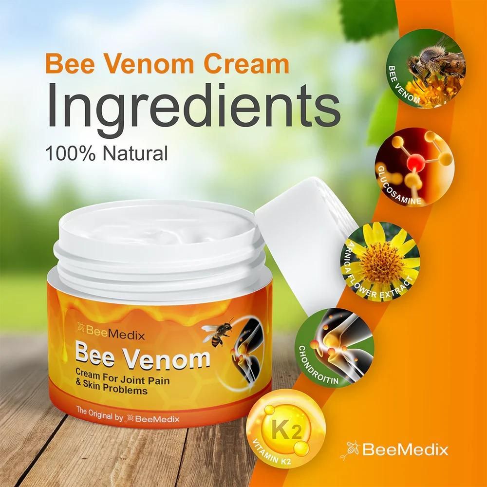 Bee Venom Joint Pain Cream Pack of 2 100ml Each
