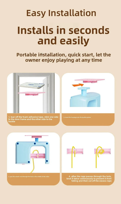 Pet Cat Toys Electric Smart Door Hanging Toy Self-Entertainment and Fun Cat Interactive Amusement Scratch Rope Artifact Supplies