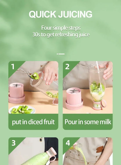 🍓 Mini Fresh Juice Blender