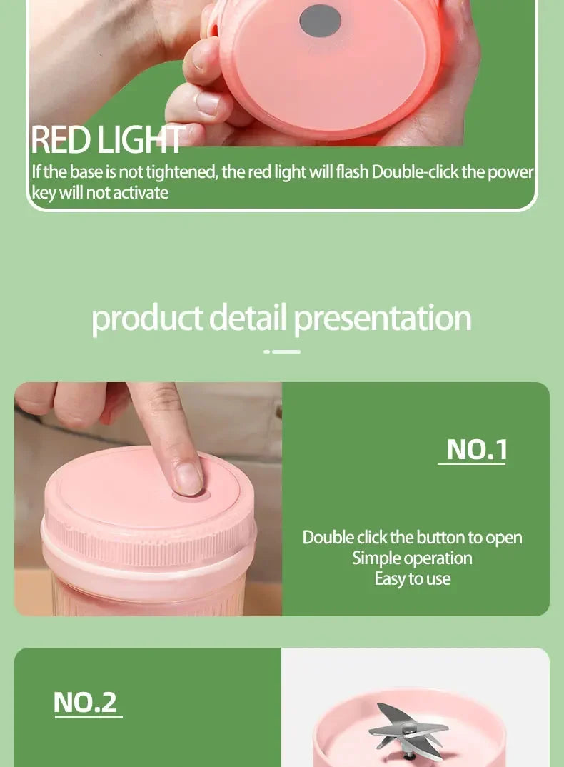 🍓 Mini Fresh Juice Blender