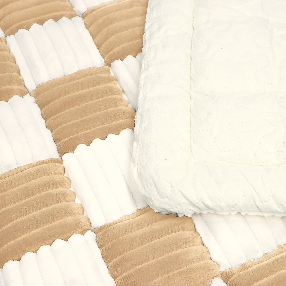 Dog Bed Mat Warm Pet Cat Scratchable Blanket Anti-slip Washable Cushion Sofa Couch Cover Protector For Large Dogs Pet Supplies