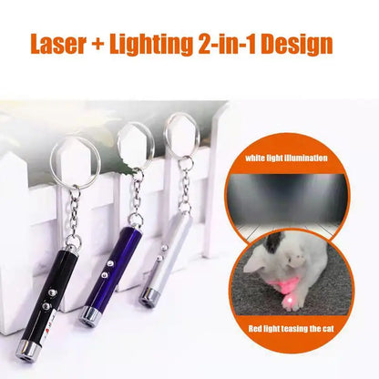 Laser Pointer for Cats Interactive Pet Laser Toy Pet Enrichment Toys for Indoor Cat Kitten to Play  Exercise