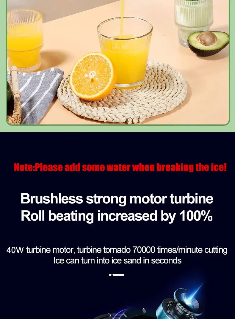 🍓 Mini Fresh Juice Blender